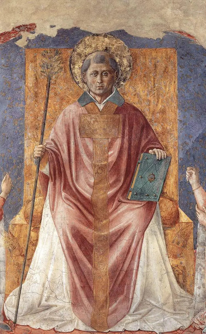 Saint Fortunat invigt - Benozzo Gozzoli