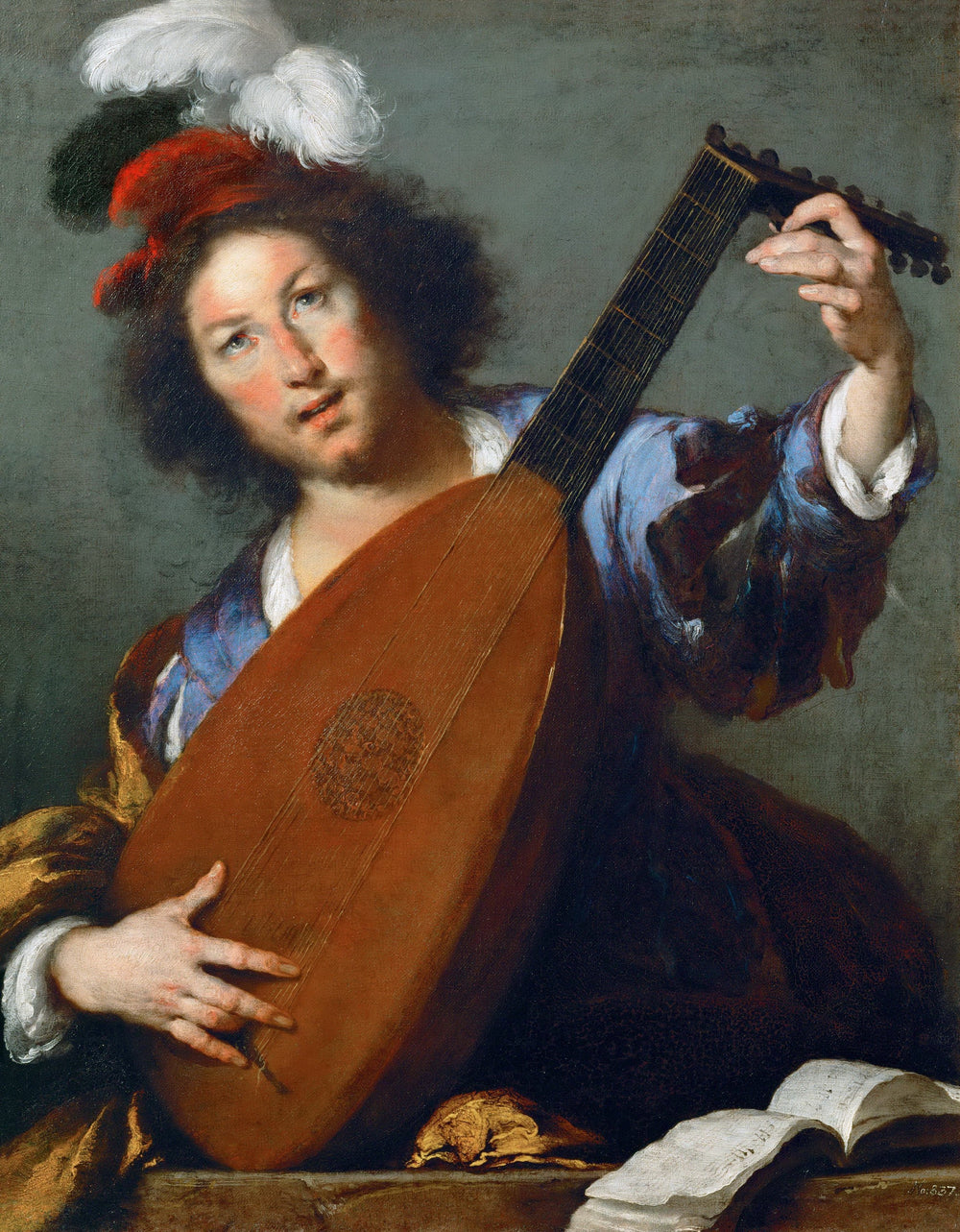 Joueur de luth - Bernardo Strozzi