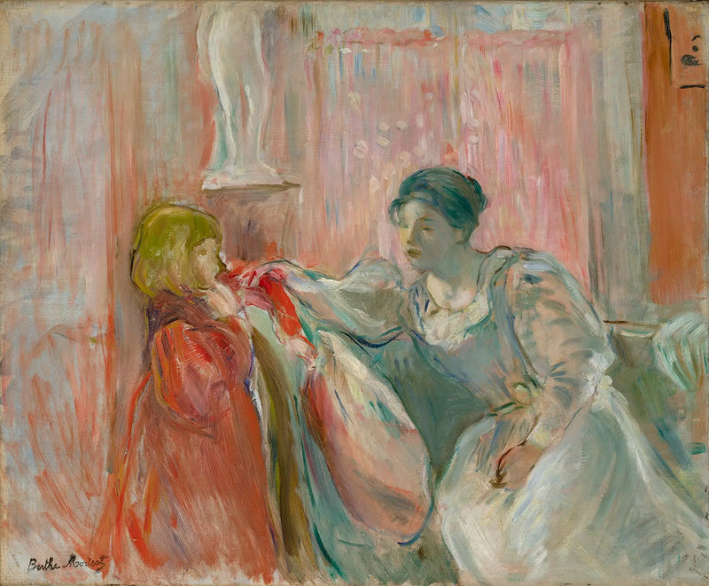 Ung kvinna och barn - Berthe Morisot