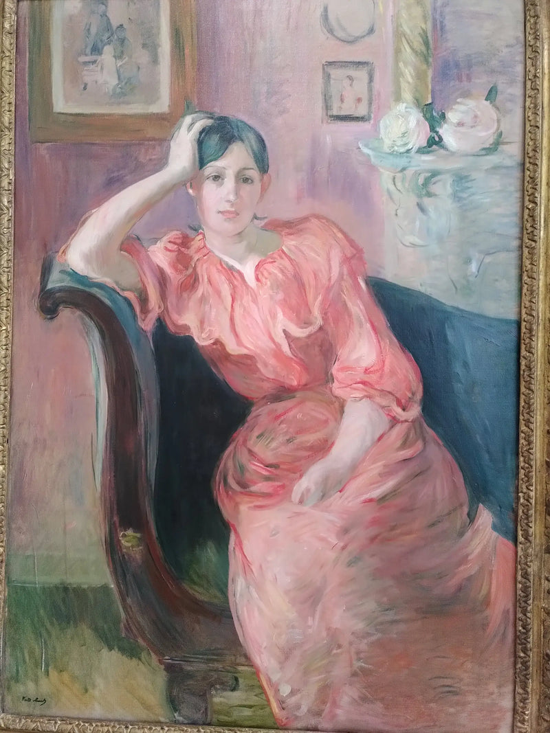 Porträtt av Jeanne Pontillon - Berthe Morisot