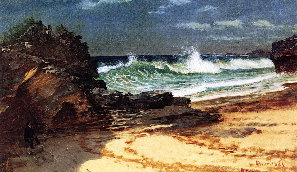 Plage de Nassau - Albert Bierstadt