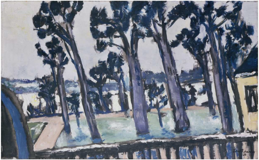Blick vom Rupenhorn auf die Havel (1936) - Max Beckmann