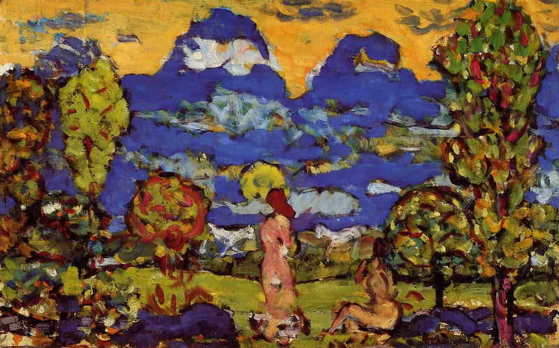 Blåa berg - Maurice Prendergast