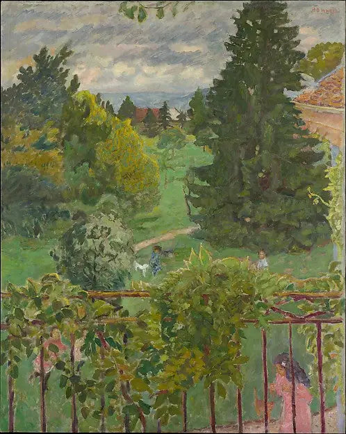 Utsikt från Balkongen - Pierre Bonnard