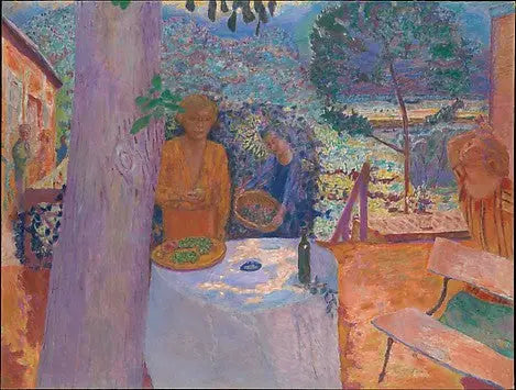 Terrassen i Vernonnet - Pierre Bonnard