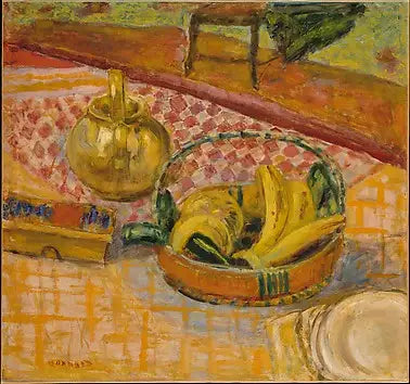 Bananer i korg - Pierre Bonnard