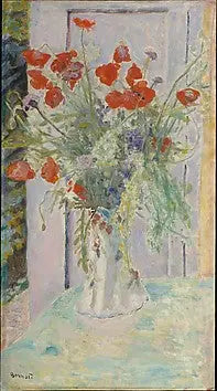 Vallmo i en vas - Pierre Bonnard