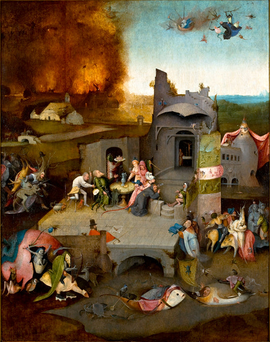 St. Antonys frestelse. - Hieronymus Bosch