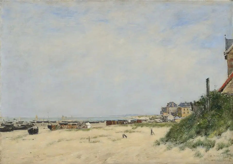 Berck, stranden - Eugène Boudin