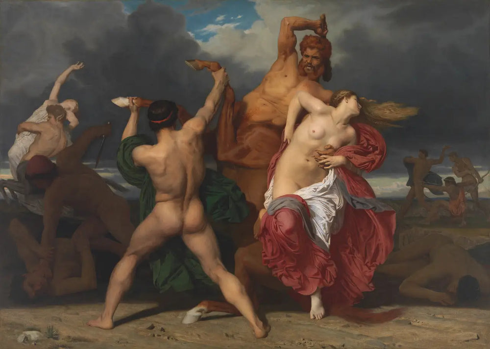 Bataille des Centaures contre les Lapithes - Bouguereau - Alpha Reproduction