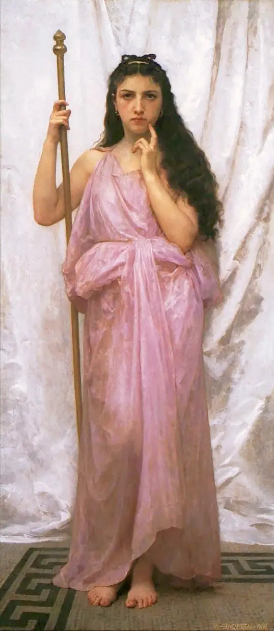 Ung Prästinna - Bouguereau