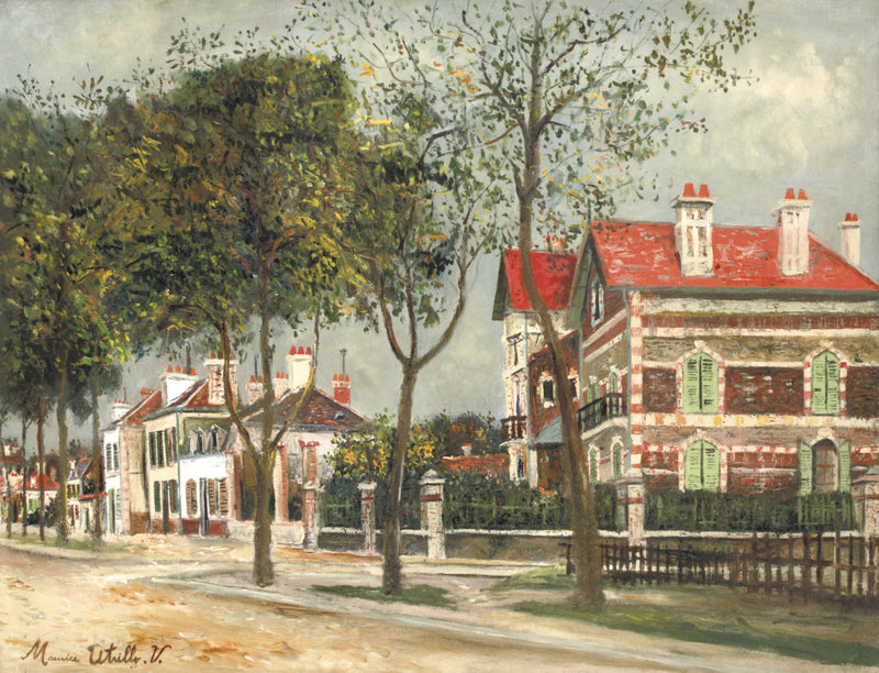 Boulevard Carnot à Noyon (1914) - Maurice Utrillo