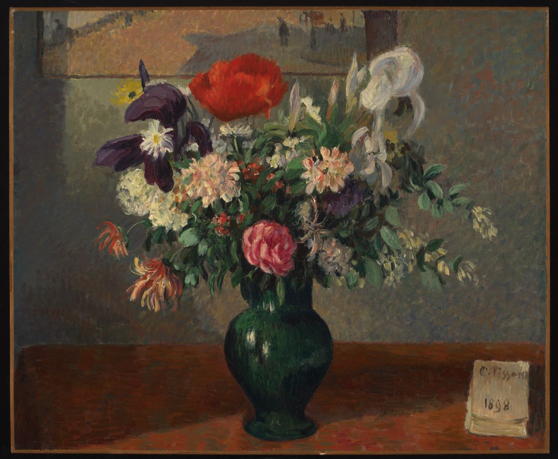 Reproduction du tableau « Bouquet de fleurs - Camille Pissarro » par Alpha Reproduction en peinture à l’huile