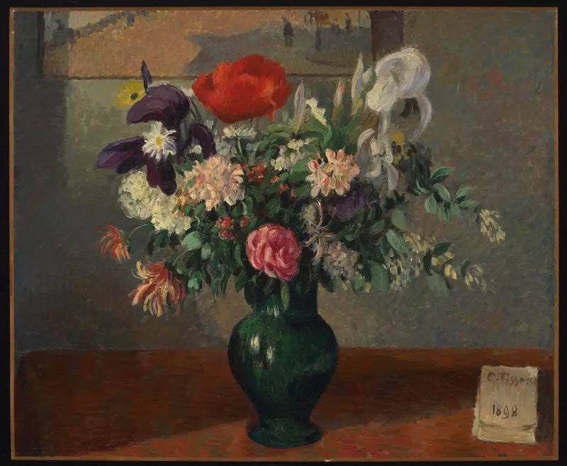 Blomsterbukett - Camille Pissarro