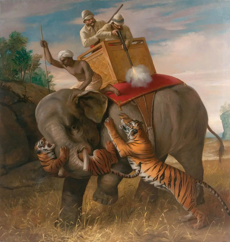 Tigers jakt - Briton Rivière