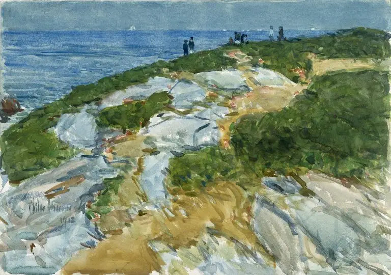 Söndag morgon, Appledore - Childe Hassam