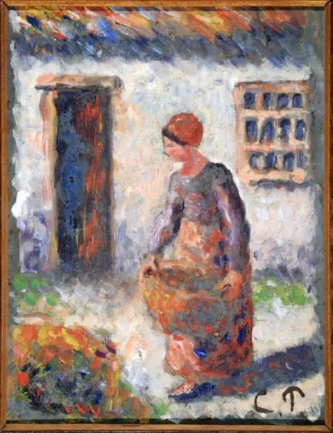 Bondkvinna i stil - Camille Pissarro