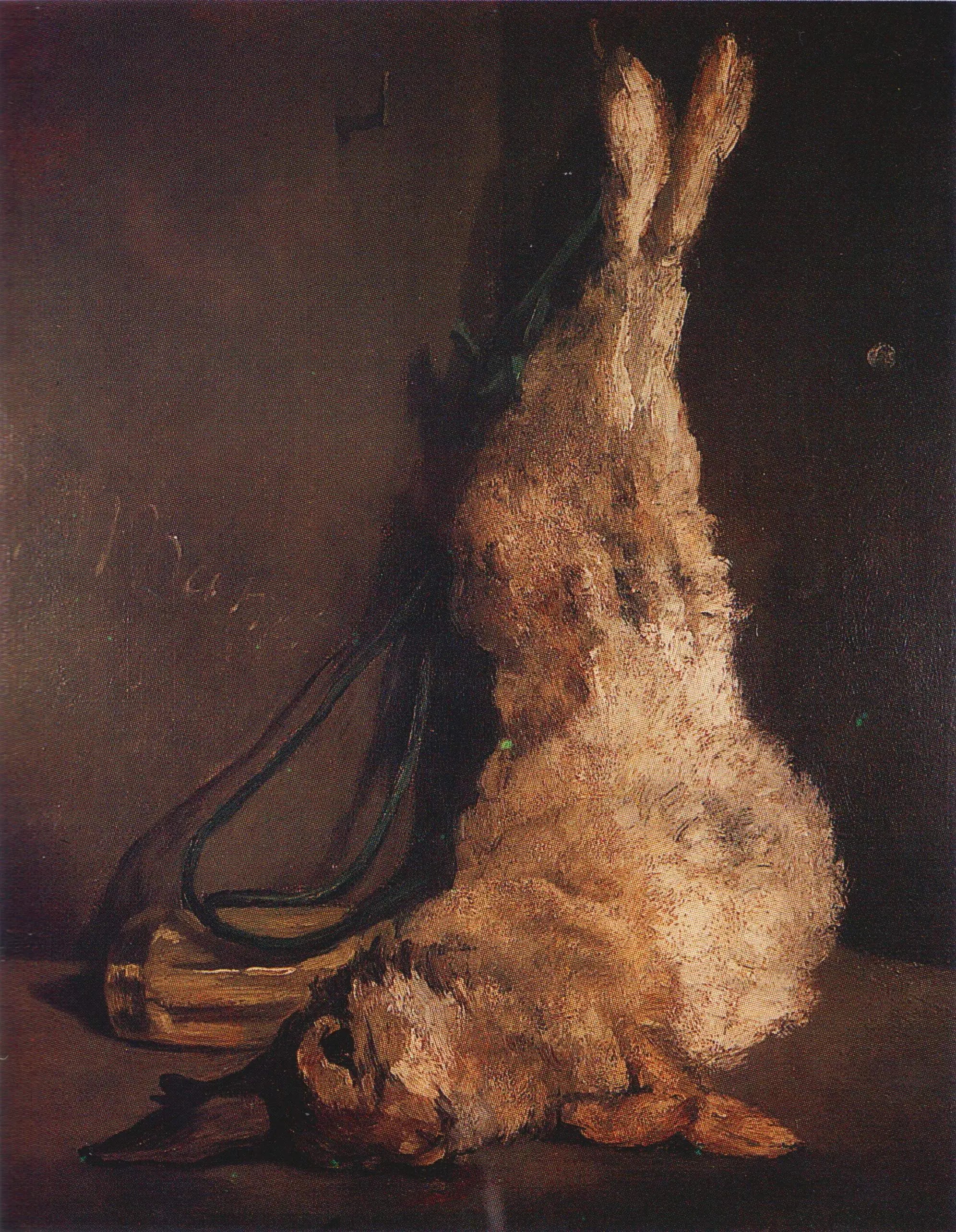 Reproduction du tableau « Le Lapin - Édouard Manet » par Alpha Reproduction en peinture à l’huile