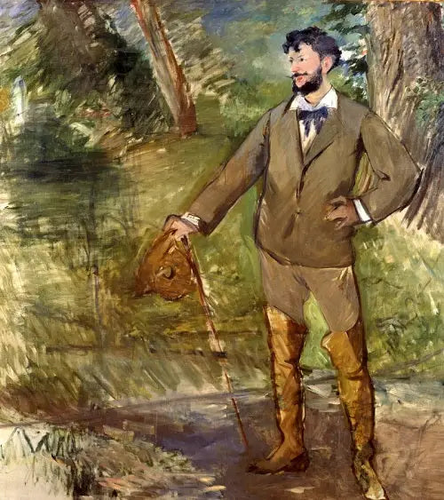 Reproduction du tableau « Portrait de Carolus-Duran - Édouard Manet » par Alpha Reproduction en peinture à l’huile