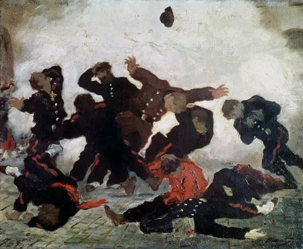 Explosionen - Édouard Manet