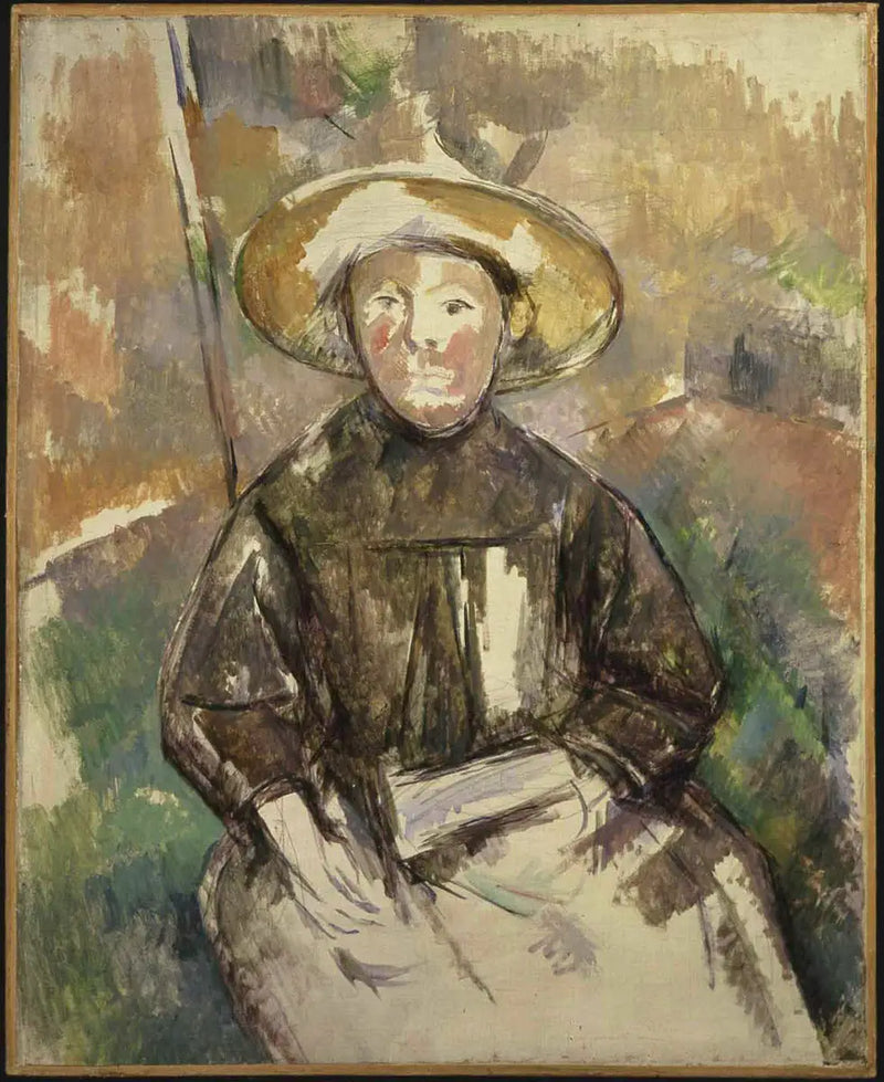 Barn med en halmhatt - Paul Cézanne