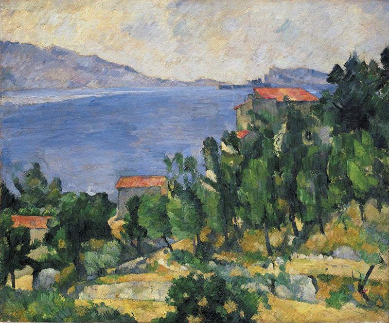 La Baie de l'Estaque sedd från öster - Paul Cézanne