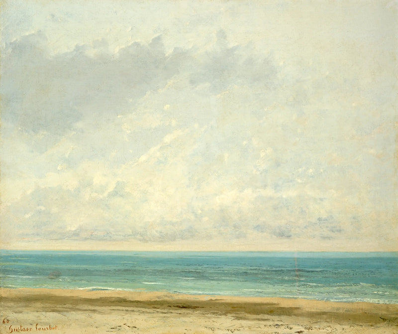 Mer lugn - Gustave Courbet