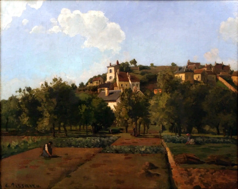 Maubuisson-trädgården, Pontoise - Camille Pissarro