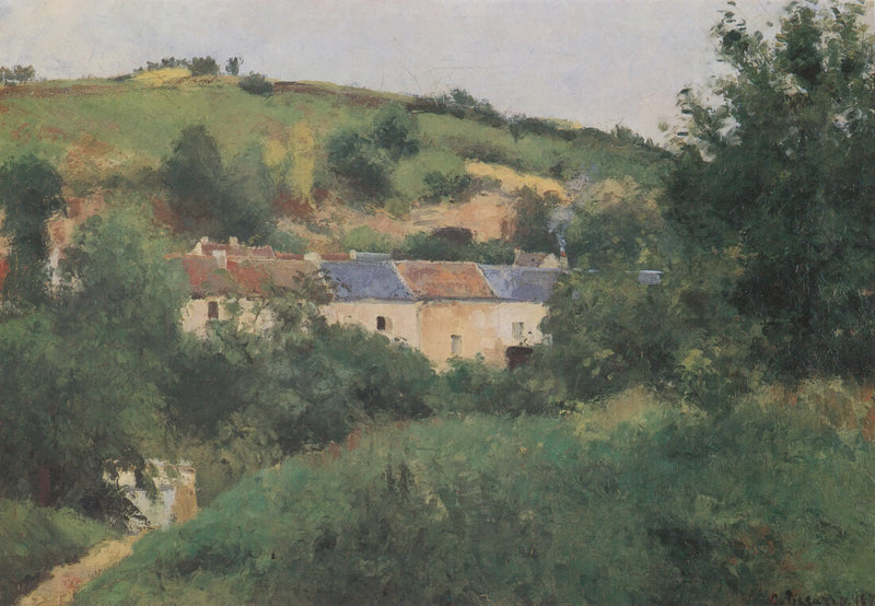 Byvägen - Camille Pissarro