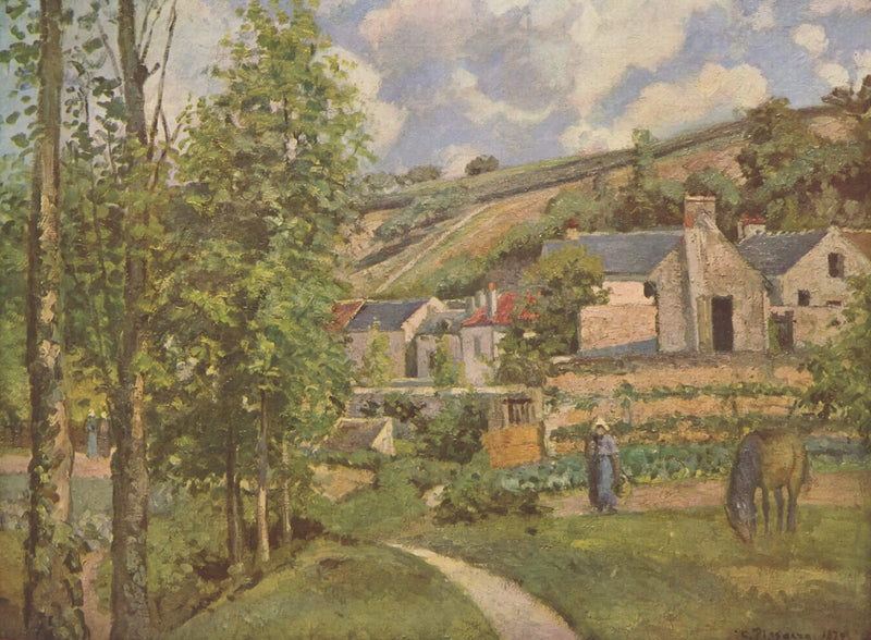 L'Hermitage, nära Pontoise 1874 - Camille Pissarro