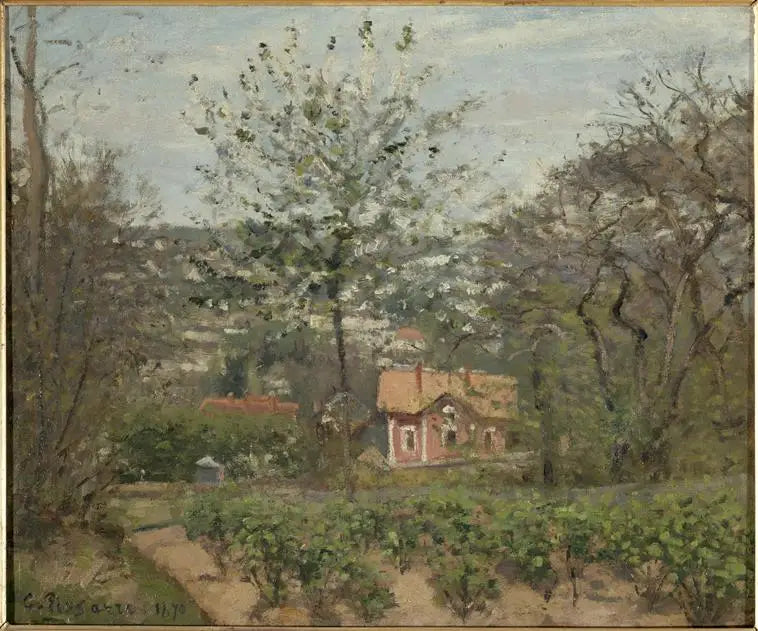Stugan, det Rosa Huset - Camille Pissarro