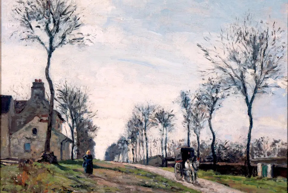 Reproduction du tableau « La route de Marly - Camille Pissarro » par Alpha Reproduction en peinture à l’huile