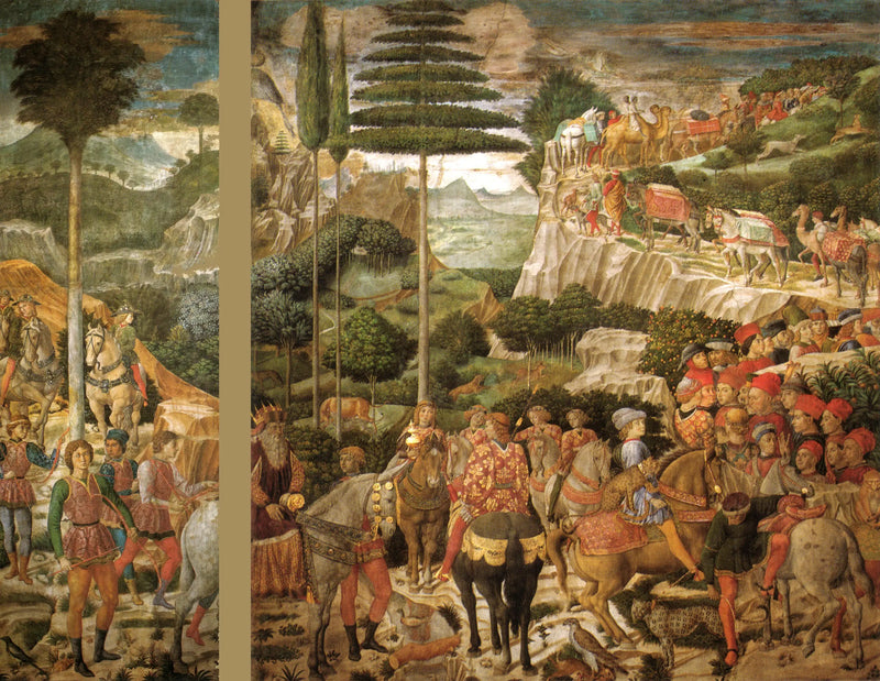Procession av den äldsta kungen - Benozzo Gozzoli