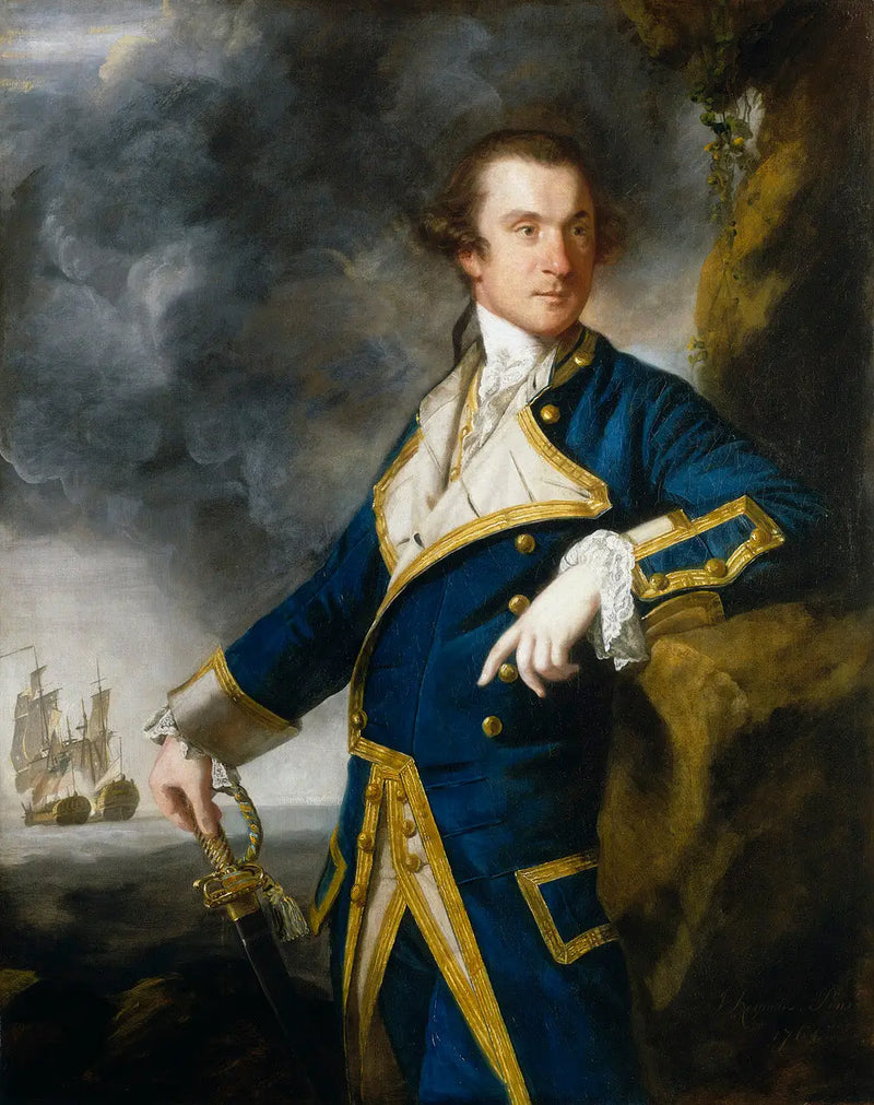 Kapten Alexander Hood, 1726-1814 - Joshua Reynolds