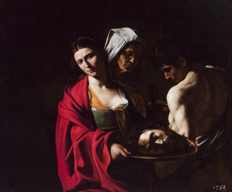 Salomé med huvudet av helige Johannes Döparen - Caravaggio