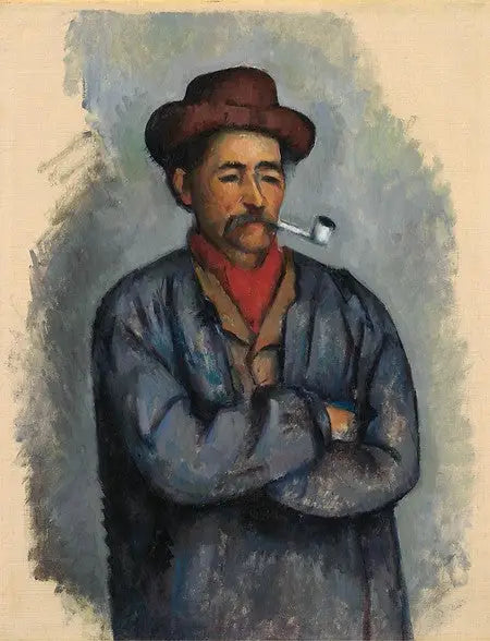 Mannen med pipan - Paul Cézanne