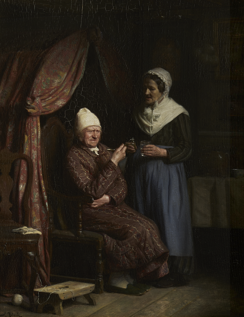 En patient. - Carl Heinrich Bloch