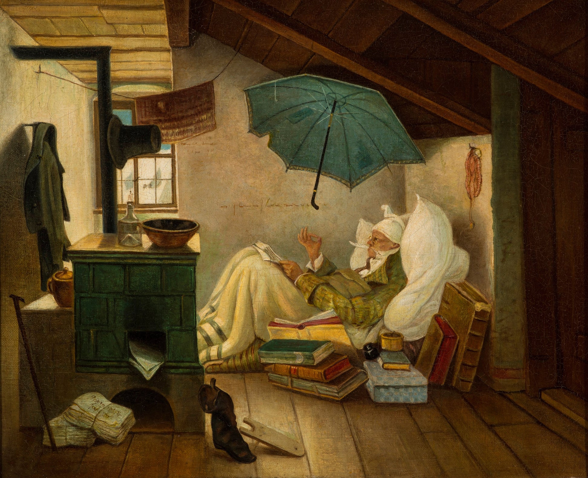 Den Fattige Poeten - Carl Spitzweg