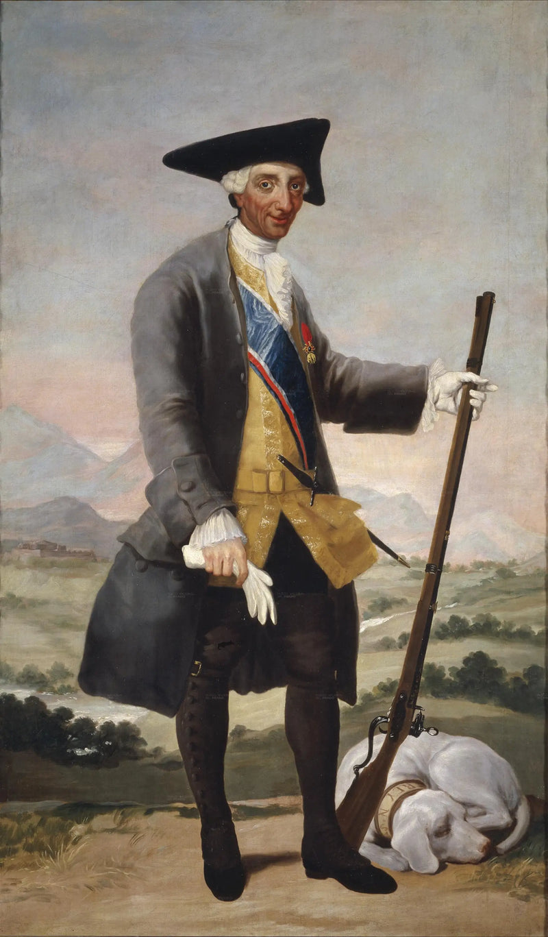 Karl III i jägarkläder - Francisco de Goya