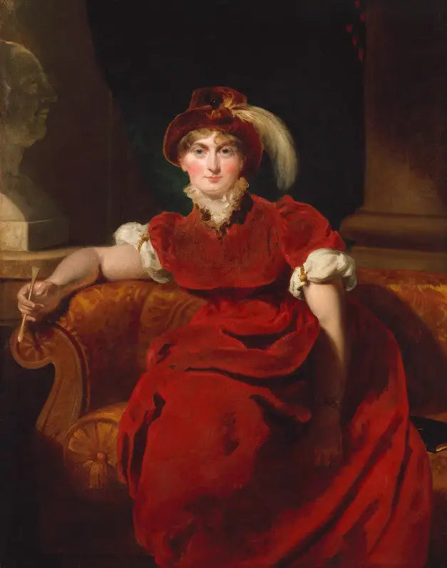 Porträtt av Caroline de Brunswick - Thomas Lawrence