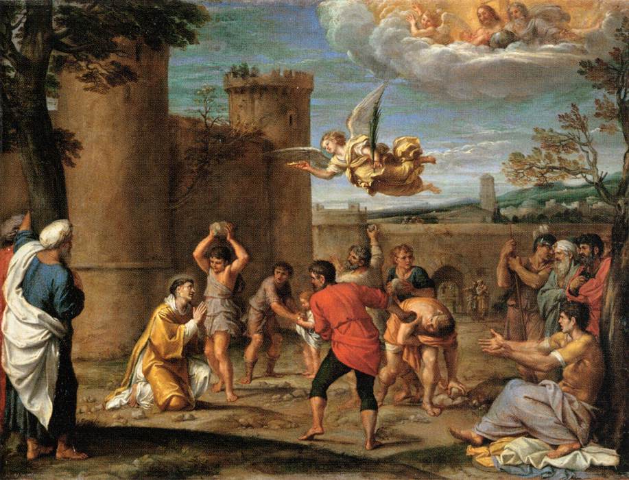 La Lapidation de Saint Étienne - Annibale Carracci