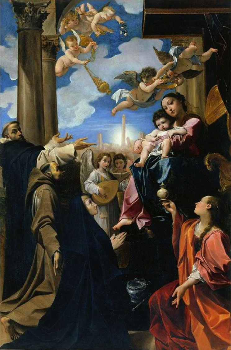 Madonna av Bargellini - Ludovico Carracci