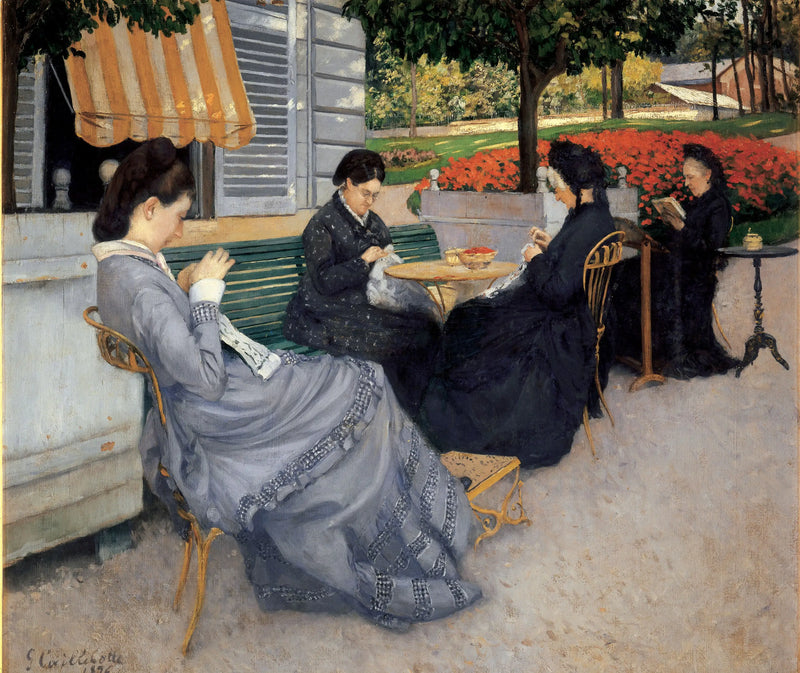Porträtt på landet - Gustave Caillebotte
