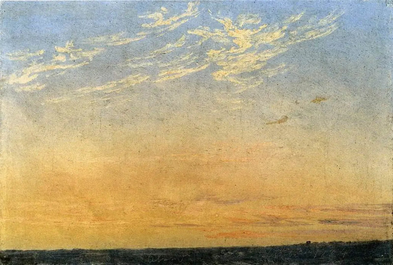 Kväll - Caspar David Friedrich
