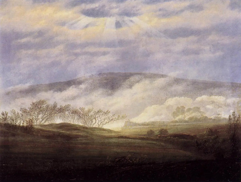 Dimma i Elbedalen - Caspar David Friedrich