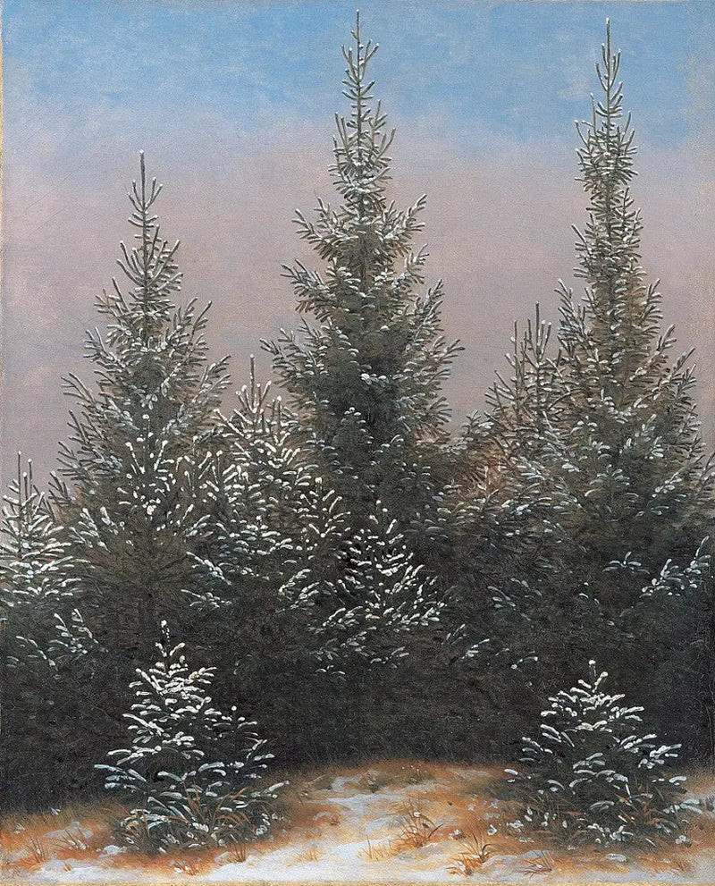 Snår av den kryddiga snön - Caspar David Friedrich