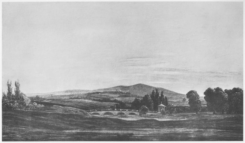 Landskap i Jättarnas massivet - Caspar David Friedrich