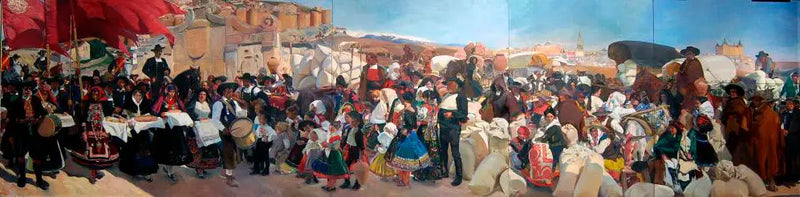 Castille, brödets fest - Joaquín Sorolla