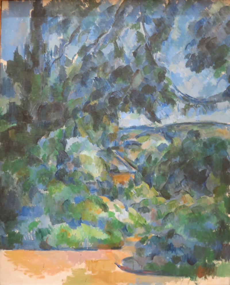 Blå landskap - Paul Cézanne