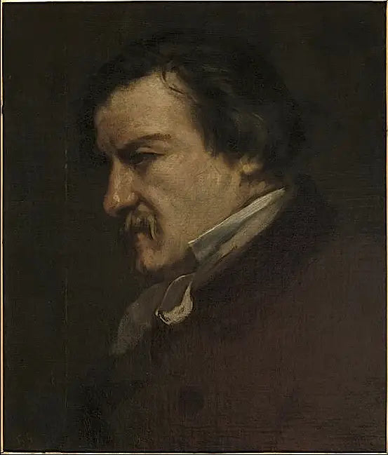 Porträtt av Champfleury - Gustave Courbet